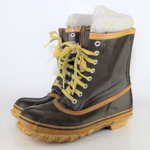 Kestrl Brown Waterproof Snow Boots